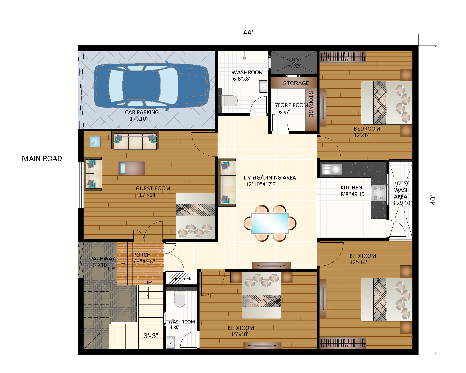 Experienced Office Architectural Designer in Bavdhan Pune – Contemporary Designs