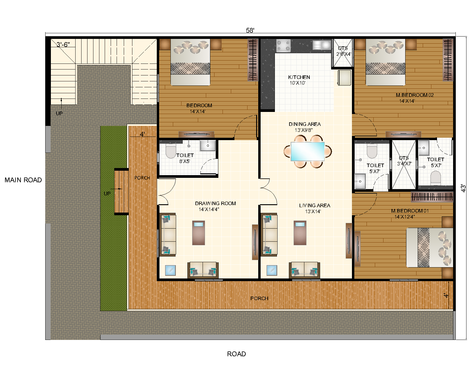 Experienced Office Architectural Designer in Bavdhan Pune – Contemporary Designs